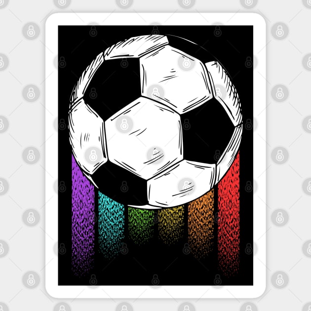 Soccer Ball Magnet by footballomatic
